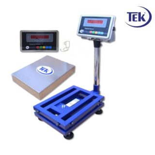 Bascula tubular tapa en acero inox